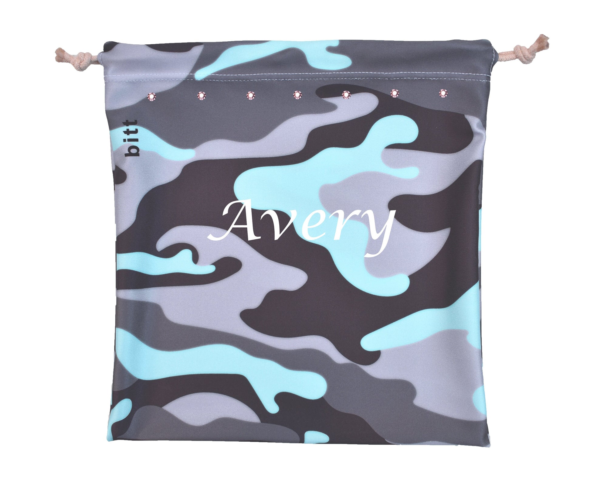 Personalized Gymnastics Grip Bag in Sea Glass Camouflage