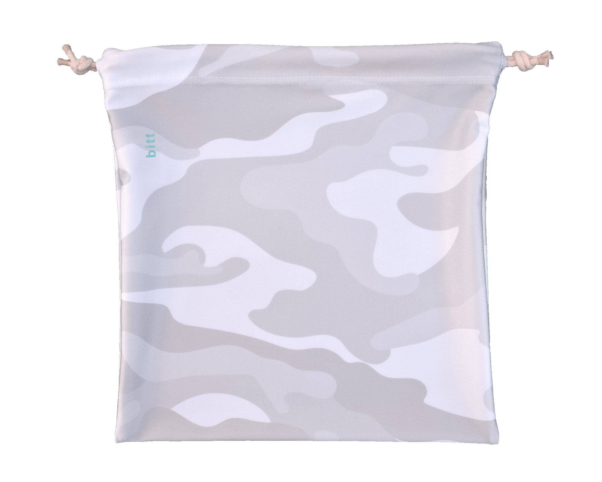 Silver White Camouflage Grip Bag