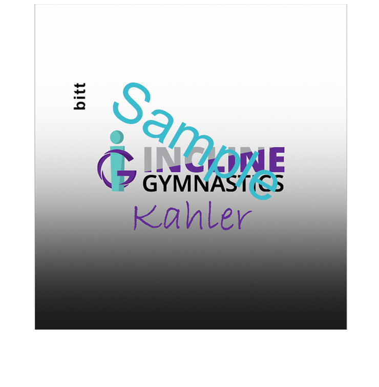 Team Logo Gymnastics Grip Bag Personalized with Crystals option