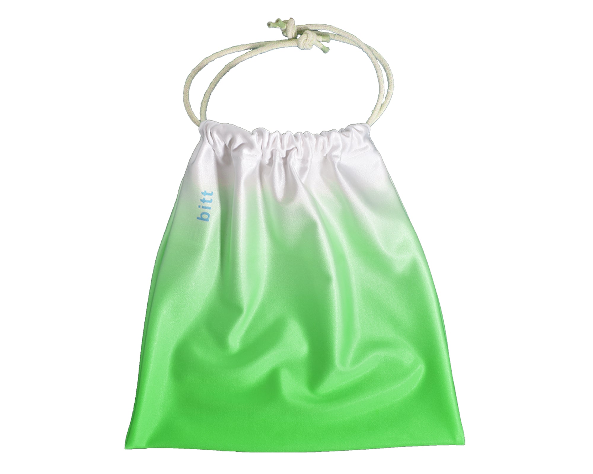 Gymnastics Grip Bag in Lime Green & White Ombre