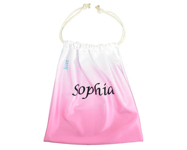 Pink & White Ombre Grip Bag