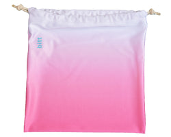 Gymnastics Grip Bag Pink and White Ombre