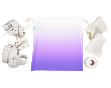 Gymnastics Grip Bag Purple White Ombre