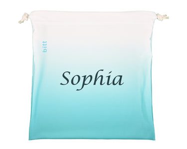 Teal Ombre Personalized Gymnastics Grip Bag