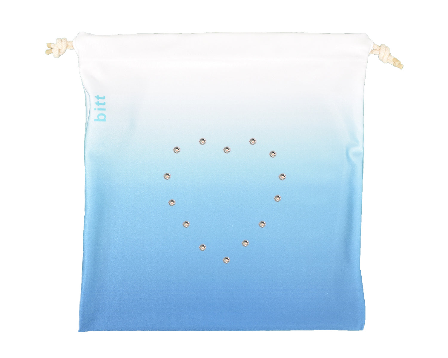 Gymnastics Grip Bag - Turquoise & White Ombre