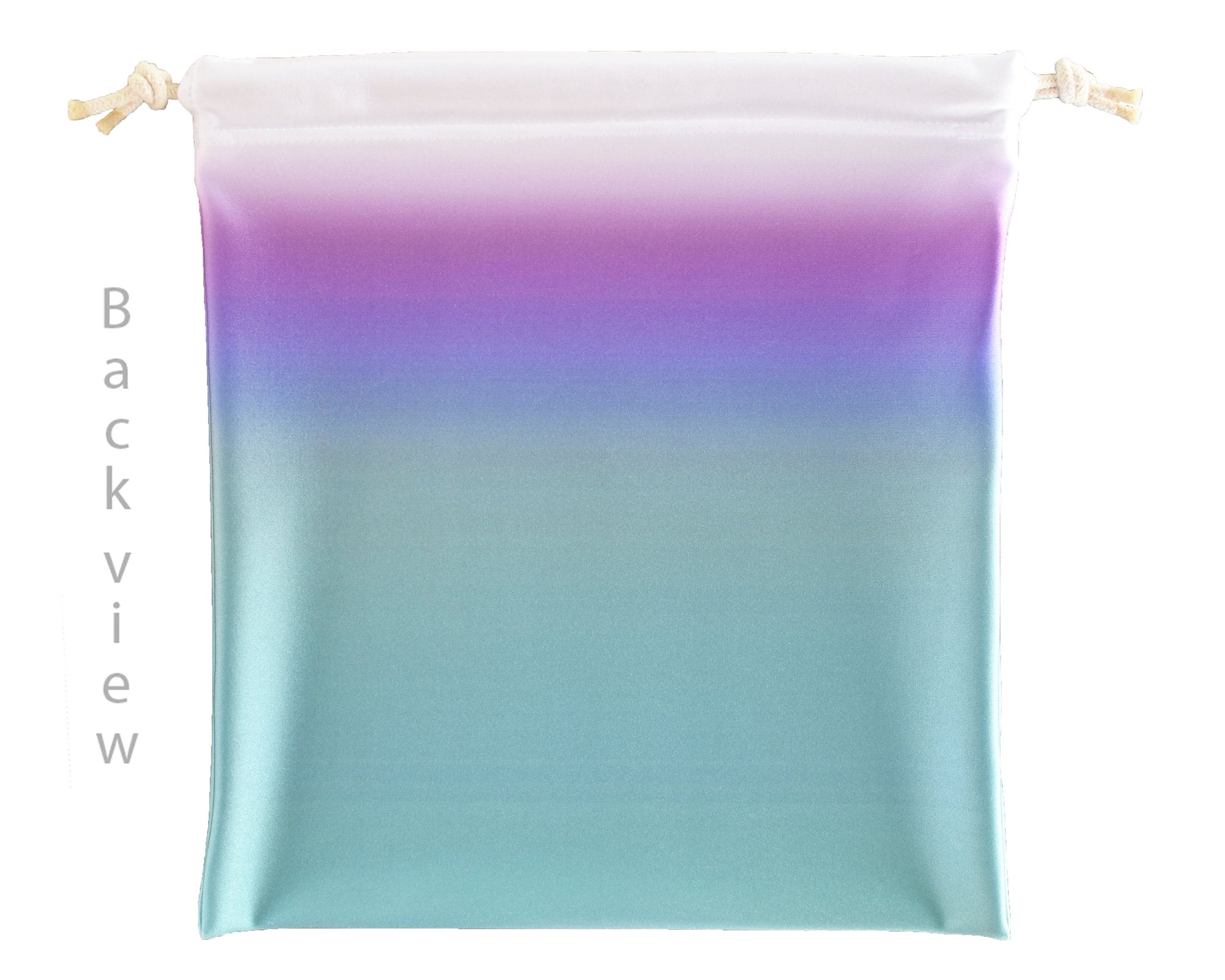 Personalized Gymnastics Grip Bag - Teal Purple and White Ombre