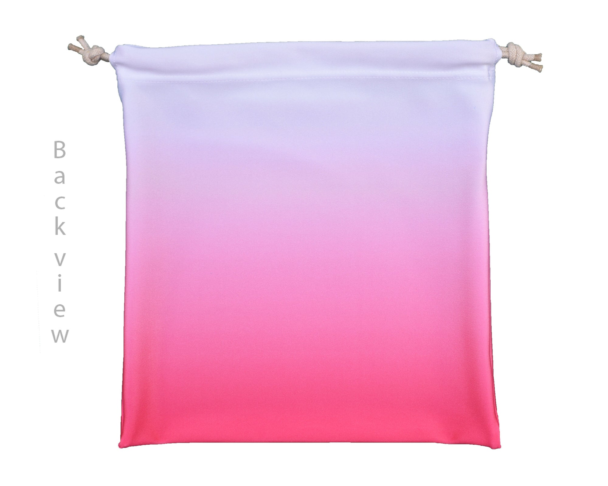 Personalized Gymnastics Grip Bag in Dark Coral White Ombre
