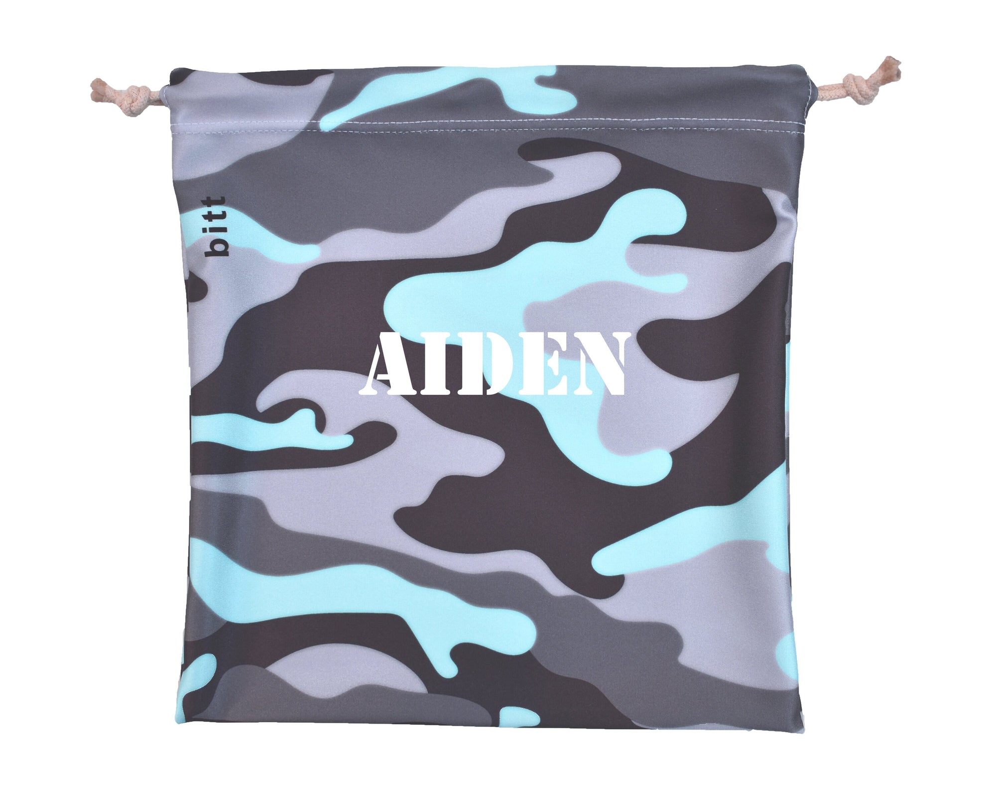 Personalized Gymnastics Grip Bag in Sea Glass Camouflage