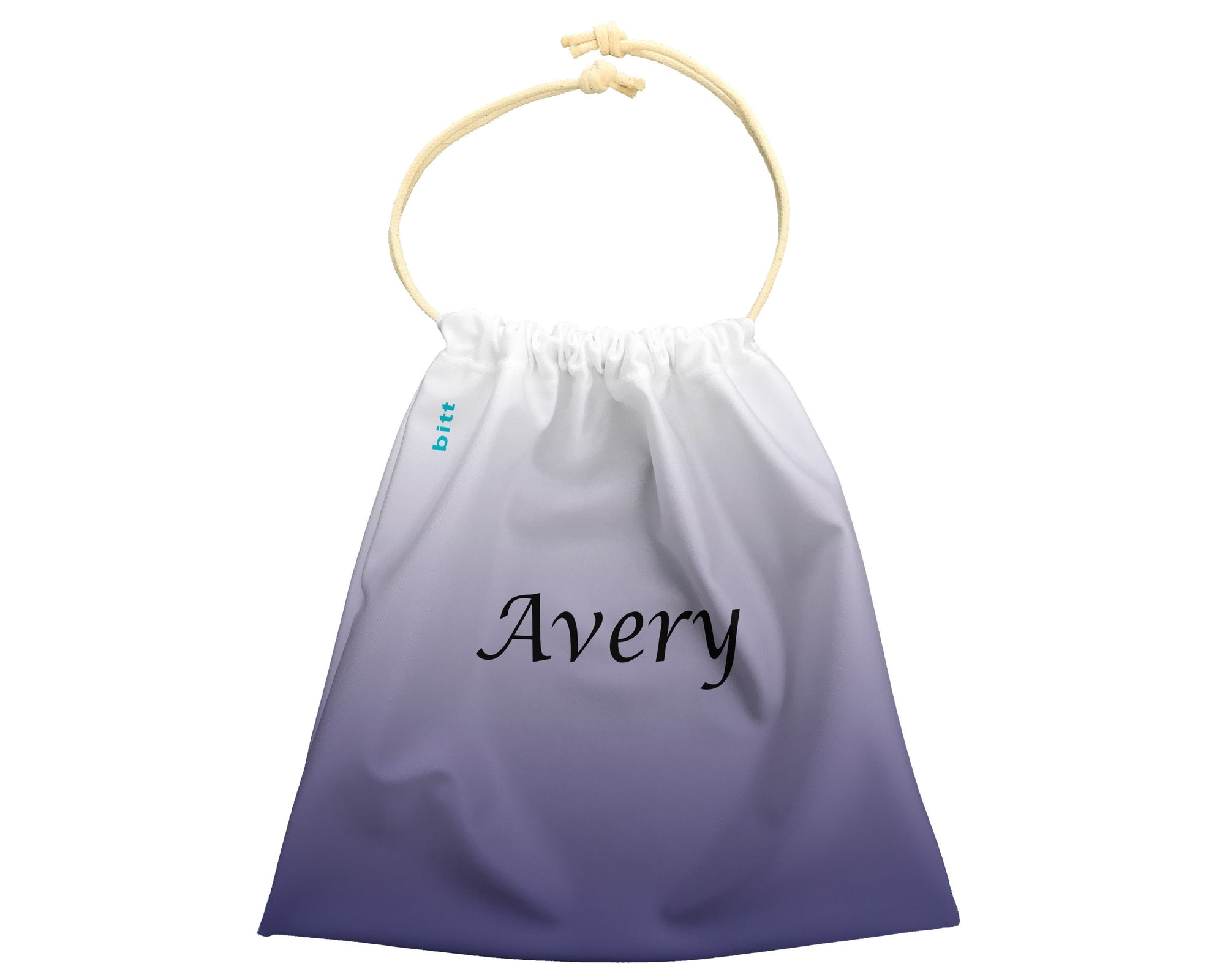 Personalized Gymnastics Grip Bag - Navy Fog and White Ombre